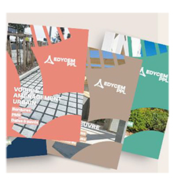 2025 01 06 EDYCEM devoile ses nouveaux catalogues pour les amenagements exterieurs brochures