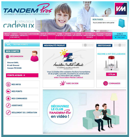 2017 09 04 VM Nouveau programme de fidelite tandem pros