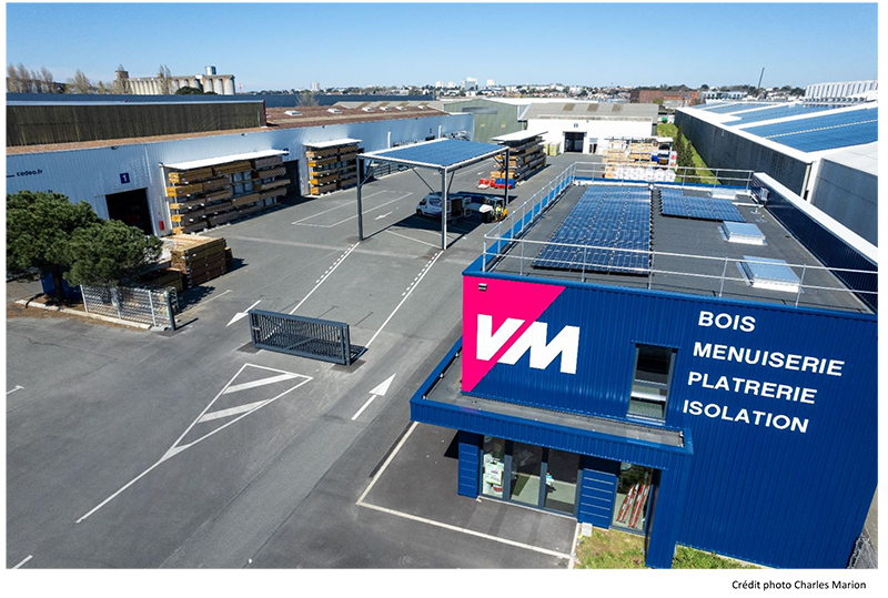 2023 07 18 VM MATERIAUX Nouveau point de vente VM Bouguenais facade